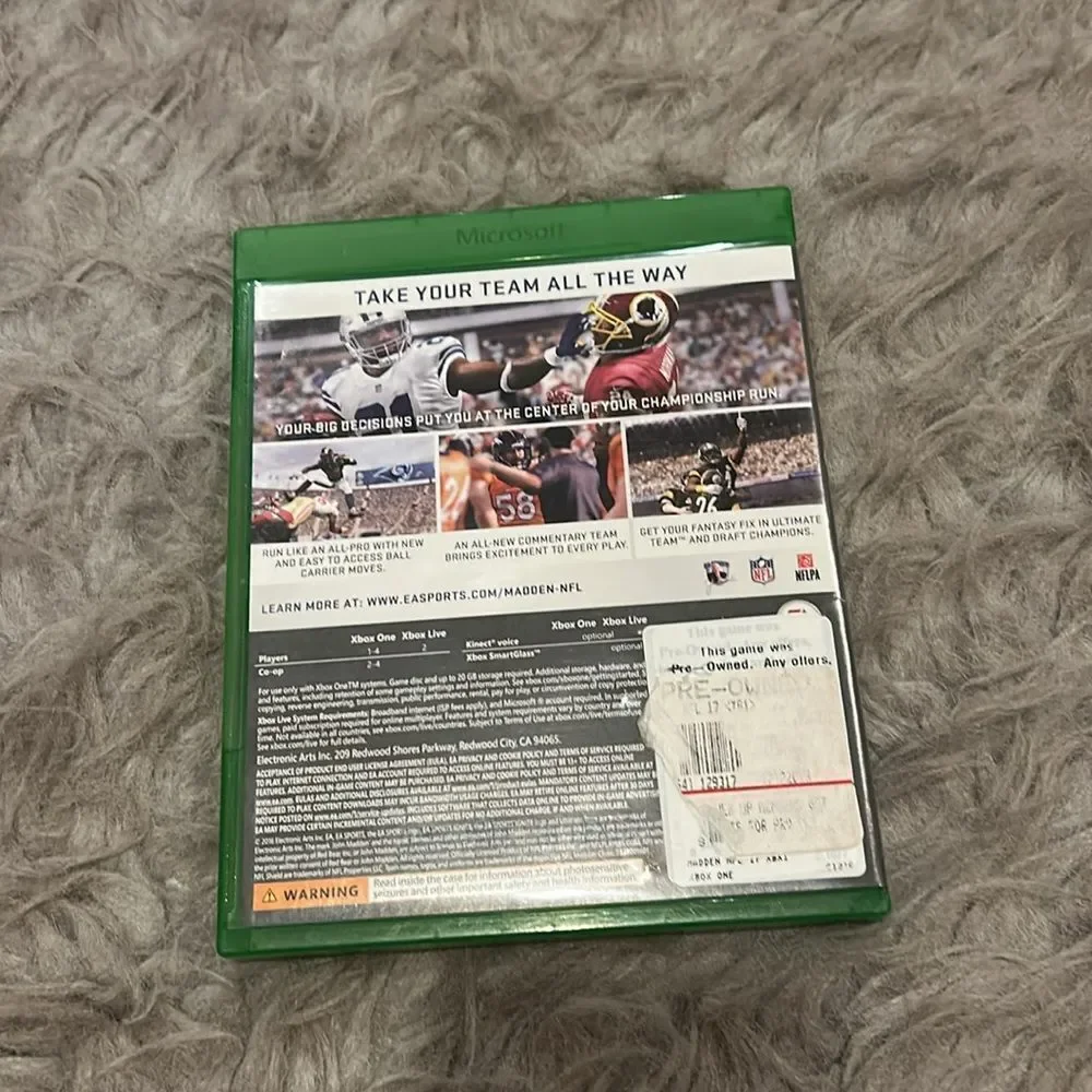 Xbox one madden 17 Xbox‎ one game